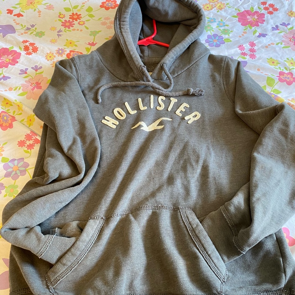 Hollister Hoodie Gray size medium